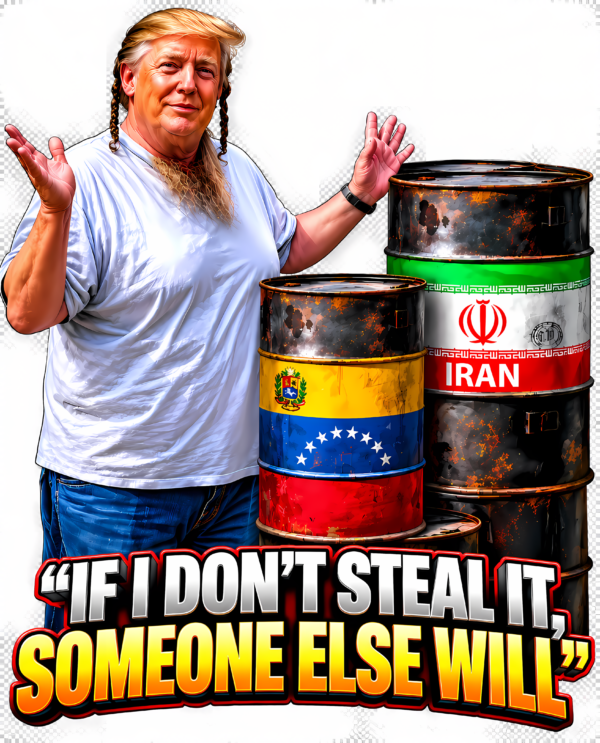 comedic oil barrel shrug meme