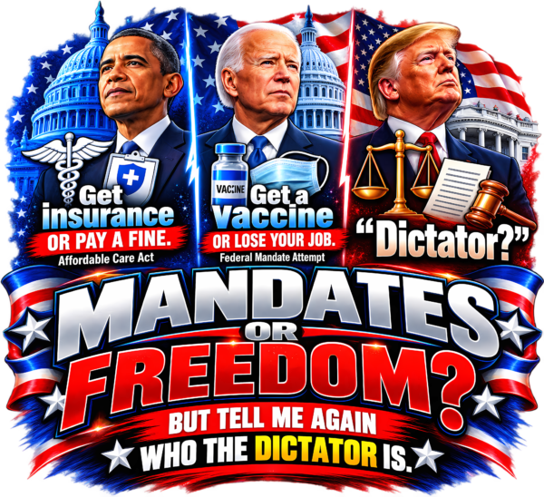 political mandates and freedom poster