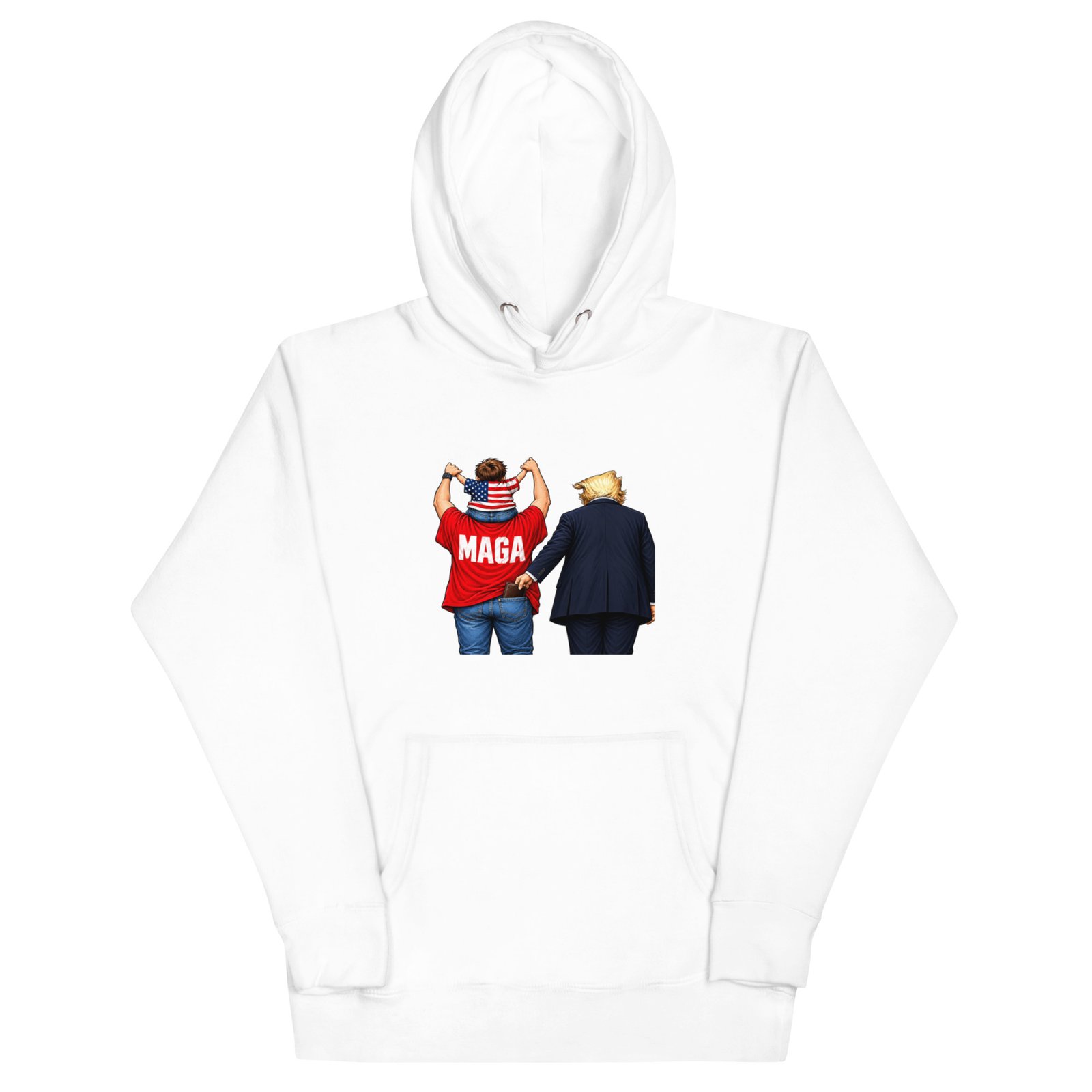MAGA – Political Satire Hoodie unisex premium pullover hoodie white front 6adc7ff159ab9.jpg
